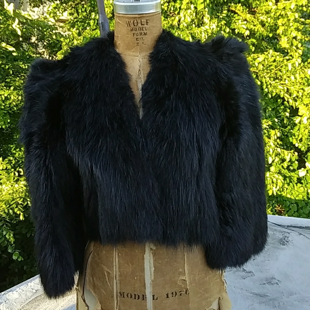Vintage Cohen Brothers Faux Fur Blazer